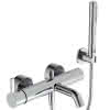 IS Badearmatur AP JOY, m.Stab-HB, Brauseschlauch u.Wandhalter, Chrom