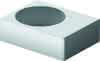 DU Design Classics Becken  Scola 615 mm m.ÜL,m.HLB, 1 HL, Becken li., weiß