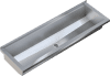 AR Waschrinne, PLANOX, Edelstahl, W.-Mont., 1600x210x382 mm, o. Arm-bank