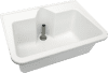 AR Mehrzweckbecken, SIRIUS, GFK, 700x320x495 mm, weiß