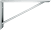 AR Konsole, MAXIMA, Edelstahl, 40x320x575 mm