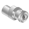 AR Anschlussverschraubung, F3, DN15, absperrbar, poliert verchromt