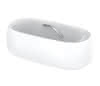 TOTO Floating Badewanne, rund freistehend mit Wannengriff