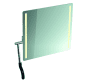 HEWI Kippspiegel Serie 802 LED basic, links anthrazgr