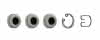 CONTI+ Wassermengenregler Set Brausekopf 6 Liter (3 Stk. m. Sicher.ring / feder)