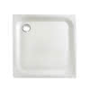 SCALIDO-Stahl-Duschwanne superflach AntirutschPro 900x900x25mm weiß