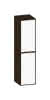 SCALIDO-Mittelschrank SLIM 320x1330x 350mm 2 Türen links Farbvariante W/N/N