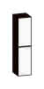 SCALIDO-Mittelschrank SLIM 320x1330x 350mm 2 Türen rechts Farbvariante W/E/E