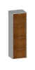 SCALIDO-Mittelschr. SLIM 420x1330x350mm Tür oben links 2 Auszüge Farbvar S/W/S