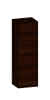 SCALIDO-Mittelschrank SLIM 420x1330x 350mm 2 Türen links Farbvariante E/E/E