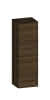 SCALIDO-Mittelschrank SLIM 420x1330x 350mm 2 Türen links Farbvariante N/N/N