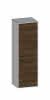 SCALIDO-Mittelschrank SLIM 420x1330x 350mm 2 Türen links Farbvariante N/W/N