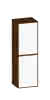 SCALIDO-Mittelschrank SLIM 420x1330x 350mm 2 Türen links Farbvariante W/S/S