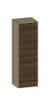 SCALIDO-Mittelschrank SLIM 420x1330x 350mm 2 Türen rechts Farbvariante N/K/N