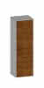 SCALIDO-Mittelschrank SLIM 420x1330x 350mm 2 Türen rechts Farbvariante S/W/S