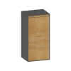 SCALIDO-Mittelschrank KP 420x850x350mm 1 Tür links Farbvariante S/A/S