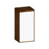 SCALIDO-Mittelschrank KP 420x850x350mm 1 Tür rechts Farbvariant W/S/S
