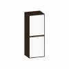 SCALIDO-Mittelschrank KP 420x1130x350mm 2 Türen links Farbvariante W/N/N