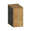 SCALIDO-Unterschrank WTWand Wange rechts 300x560x460mm 2 Auszüge Farbvar. S/S/S
