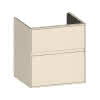 SCALIDO-WT-Unterschrank zu WT Wand 550 520x560x440mm 2 Auszüge Farbvar. K/K/K
