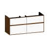 SCALIDO-WT-Unterschrank zu WT Wand 1200 1170x560x460mm 4 Auszüge Farbvar. W/S/S