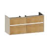 SCALIDO-WT-Unterschrank zu WT Wand 1200 1170x560x460mm 4 Auszüge Farbvar. Sond.