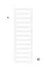 SCALIDO-Designbadheizkörper D1-E Elektro BH 1470mm BL600 mm RAL 9016 weiß