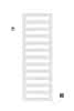 SCALIDO-Designbadheizkörper D1-E Elektro BH 1750mm BL600 mm Beige Quartz