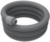 ACO Druckleitungsset AD63/ID55 mit Klebemuf. 1 1/2