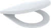 Wisa WC-Sitz Zodiac S, weiß, Duroplast 2,4kg, Absenk.,abnehmb., exz. Edelst.