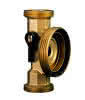 Vortex V-Pumpengehäuse 1 1/4"a mit Ventilen, Dichtring,2x Flachdichtung