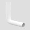 SANIT Spülbogen d:50x44 200x210mm weiß