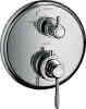 HG Thermostat Unterputz Axor Montreux F-Set Hebelgriff chrom mit Absperrventil