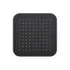 LIVING SPA Regenbrause 220x220mm soft Schwarz matt