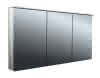 EC Lichtspiegelschrank flat 2 06406 Aufputz, 3trg. 1400 mm alu.