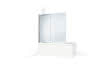 Roth Glasdusche Alina B2F Badewannenabtrennung 2tlg.mit Profil