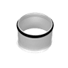 Ansaugstutzen NW160-LW19 für Einbaukasten LW19