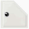HO DW Samar Fünfeck 900x900x30 Weiß