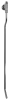 Fußsprühstelle 670 1/2" VA, Fußdu. 820mm 
