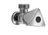 Eckventil 1/2x1/2", Haubengr., o. Ros. 
