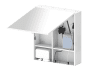 Sensor Waschstation (Sanitärschrank) 