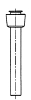 Ablauf kpl. 180mm, für 666-677, 699 