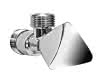 Eckventil mit Metallgriff (Zamak) 