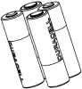 CONTI+ Batterien AA Duracell inklusive Inbus SW2,5 (4 St. Batterien)