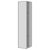 SA Hochschrank links Solo One (PS100) 1700x400x338 Weiß-Glanz