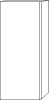 SA Mittelschrank links 3way (UM120) 850x350x345 Eiche-Nordic