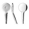 LF Handbrause Mytwin120 rund 120mm 3 Strahlarten chrom