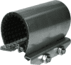 gebounifix Edelstahldichtbänder Typ Mini 33 - 37 mm, BL 100 mm mit EPDM