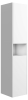 ACTIS-Hochschrank 400x1800x354mm 2 Türen links mit Beleuchtung Weiß