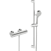 HA Brausebatt. m. Brausegarnitur HANSABASIC 5515 3-strahlig DN15 chr